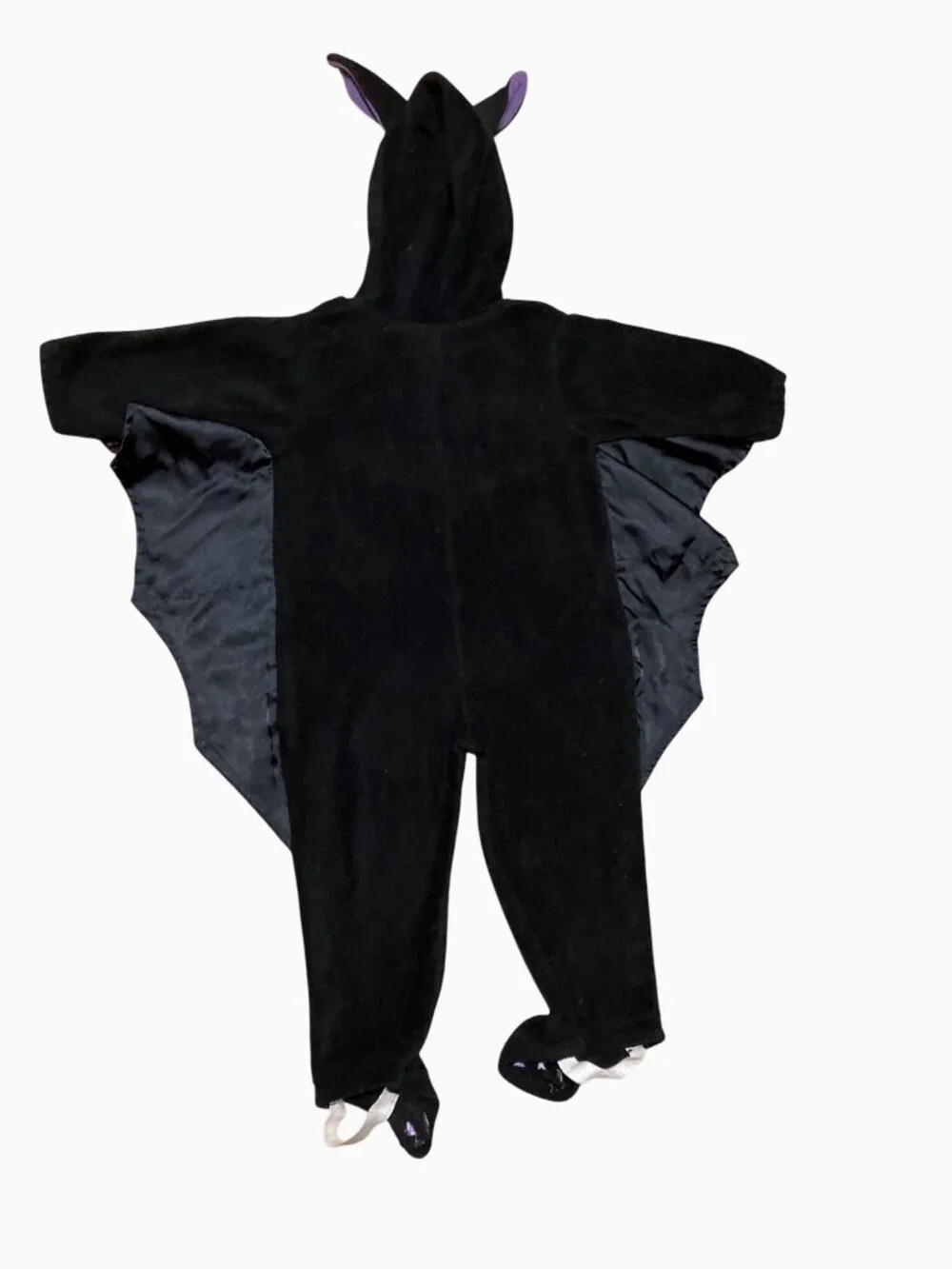 Baby Grand Black Purple Bat Costume Infant Halloween Jumpsuit 18 months
